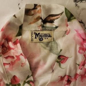 Mumu FloralRobe/Slip on NWOT